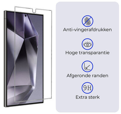 Gehard glazen screenprotector met krasbescherming
