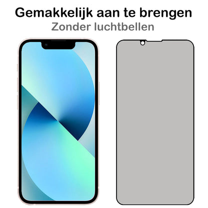 Privacy screenprotector van gehard glas voor iPhone 13 Mini