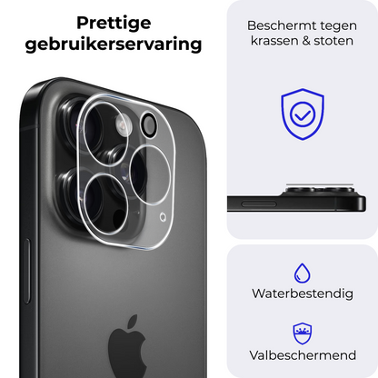 Glazen camera screenprotector voor iPhone 16 Pro Max