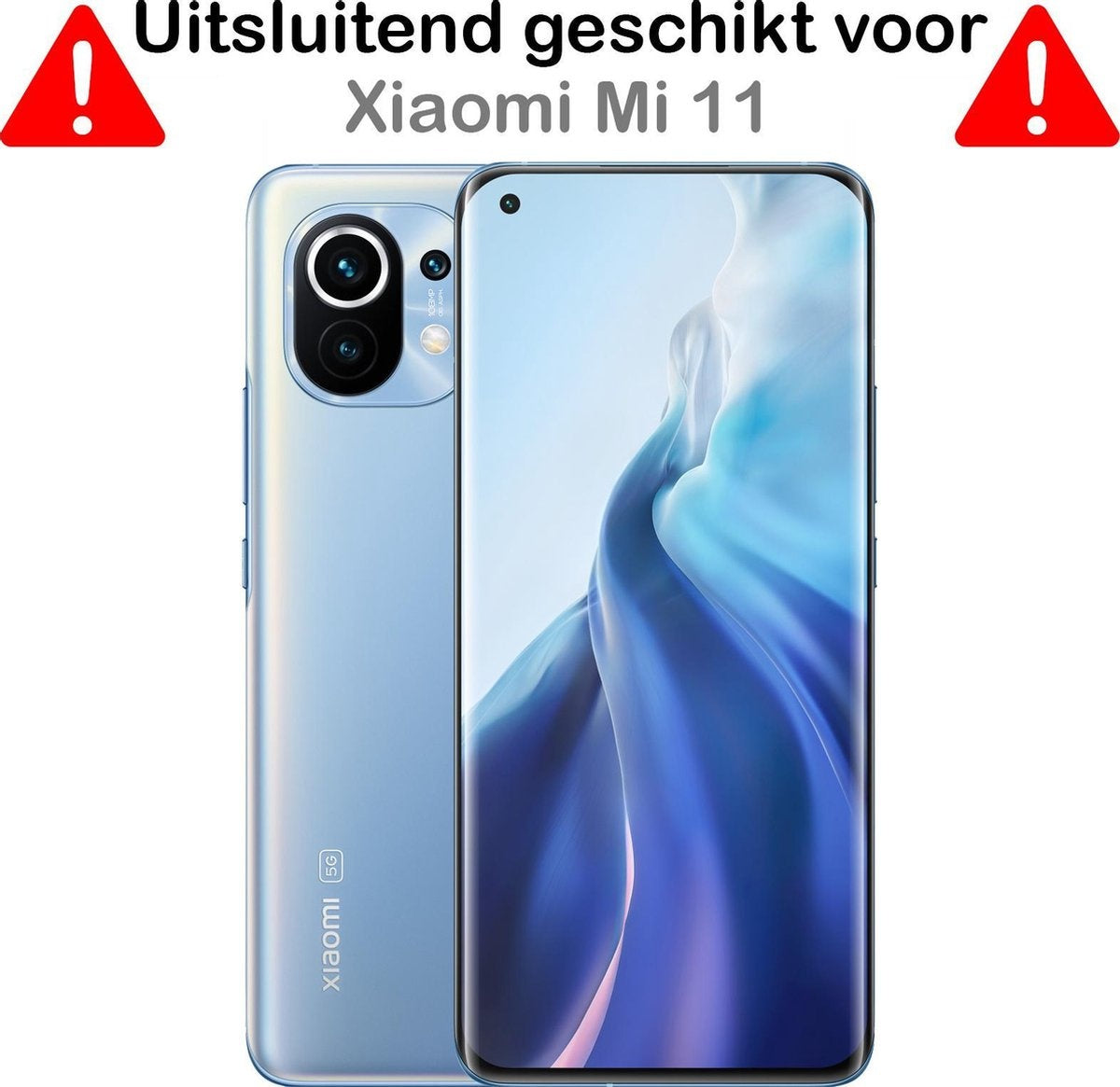 Gehard glazen screenprotector voor Xiaomi Mi 11
