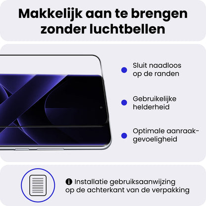 Screenprotector van gehard glas voor Xiaomi Poco X7