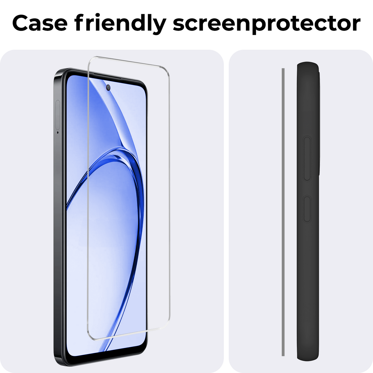 Gehard glazen screenprotector voor OPPO A80 met krasbescherming