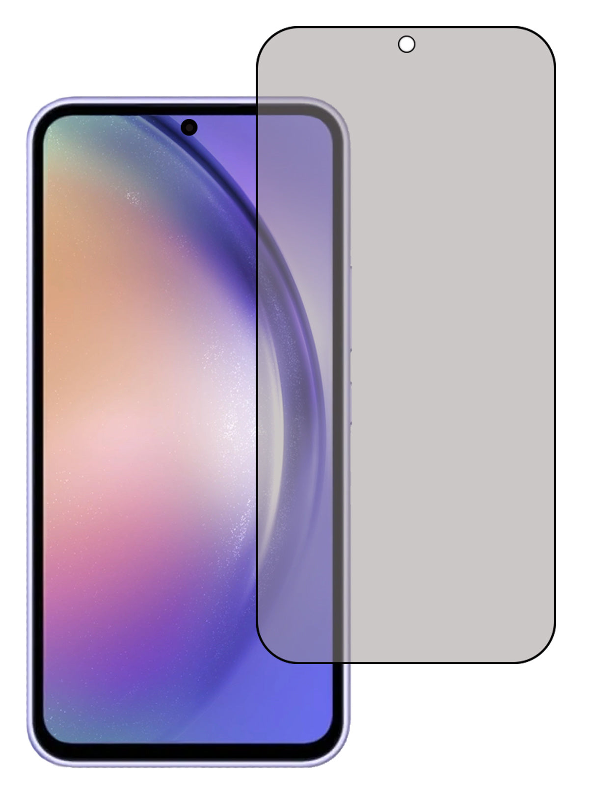 Gehard glas privacy screenprotector voor Samsung Galaxy A54