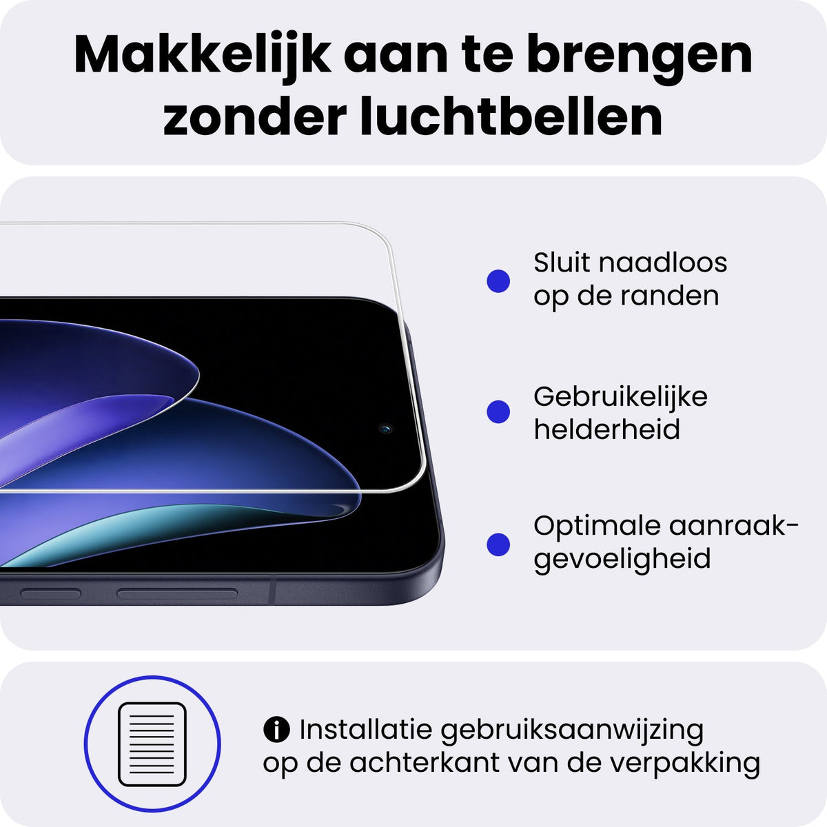 Gehard glazen screenprotector voor OPPO Reno 13
