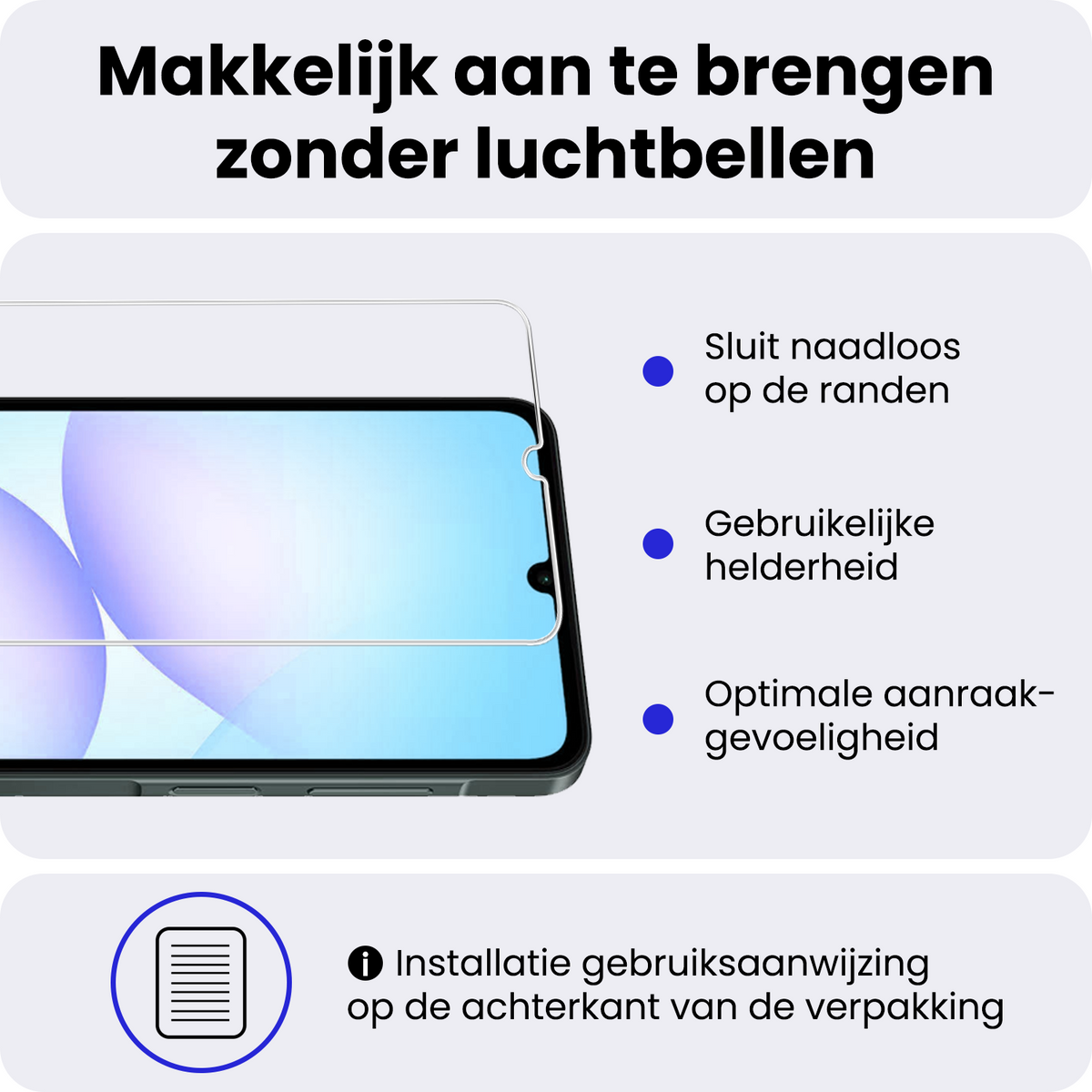 Gehard glazen screenprotector voor Samsung Galaxy A07