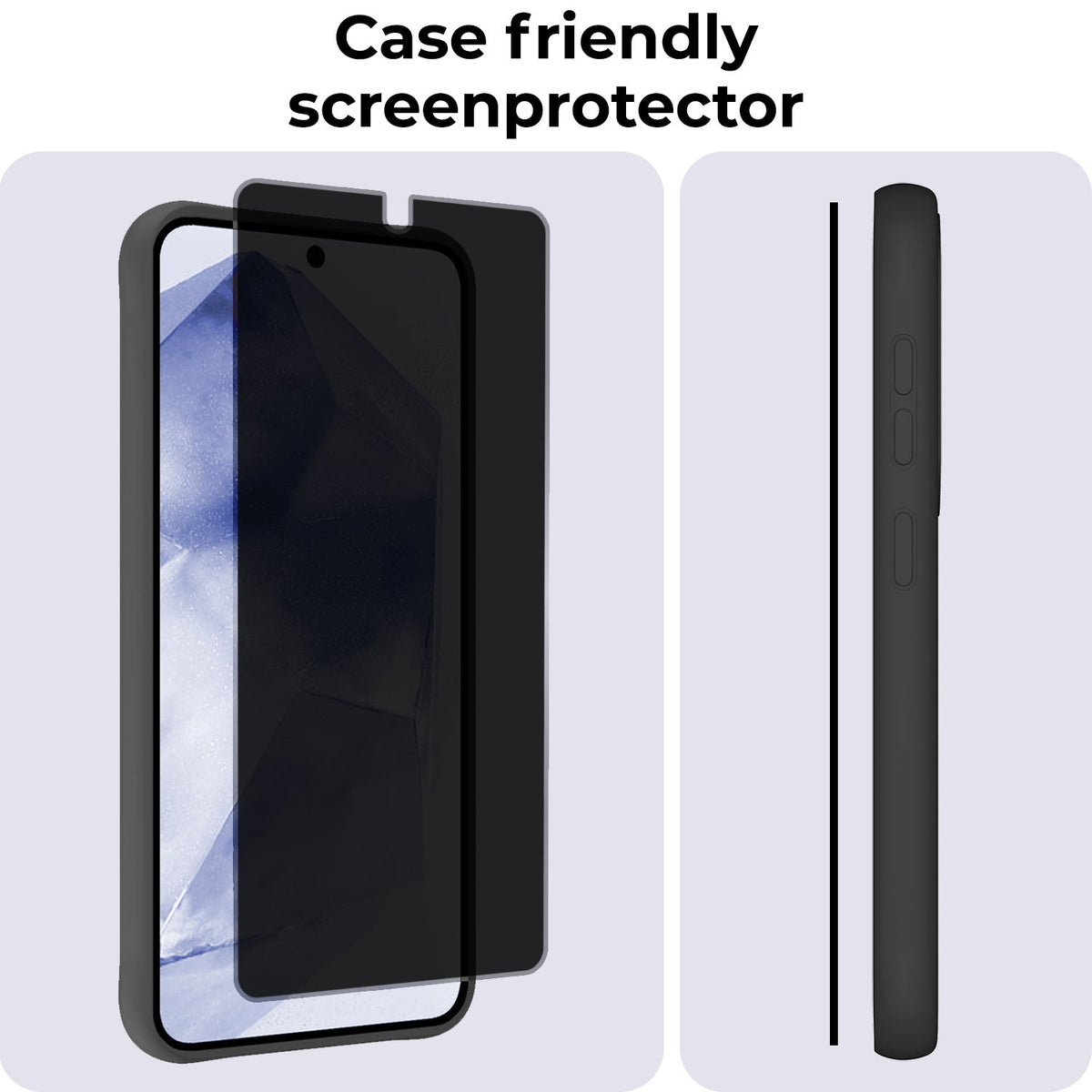 Privacy Screenprotector van Gehard Glas voor Samsung Galaxy A55
