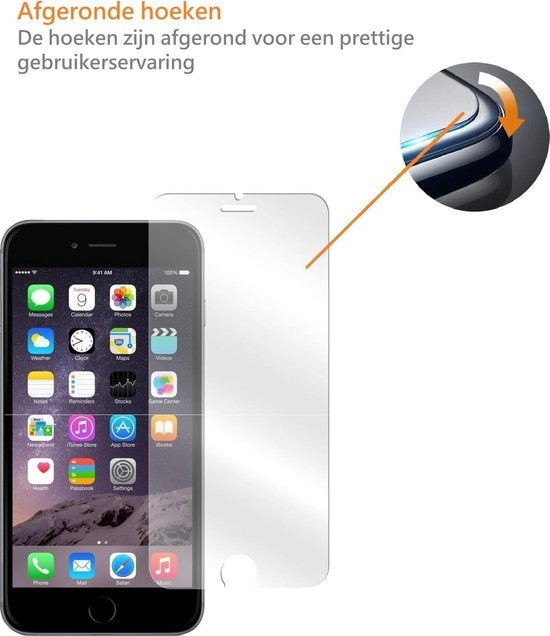 Gehard Glazen Screenprotector voor iPhone 7 met Krasbescherming