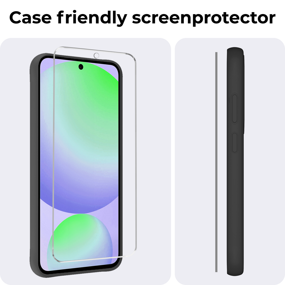 Screenprotector van gehard glas met antikraslaag voor Samsung Galaxy S24 FE