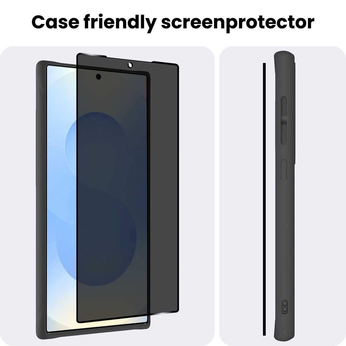 Privacy Screenprotector van Gehard Glas Geschikt voor Samsung Galaxy S25 Ultra