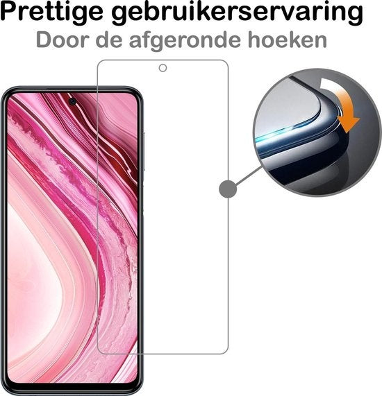Gehard glazen screenprotector voor Xiaomi Redmi Note 9 Pro