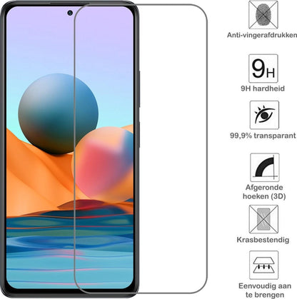 Gehard glazen screenprotector voor Xiaomi Redmi Note 10 Pro