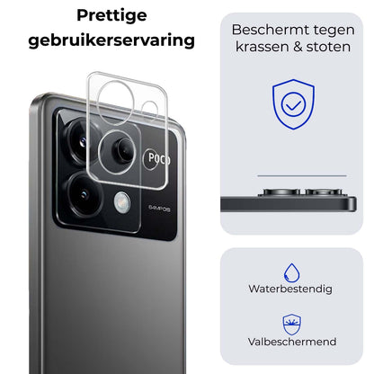 Gehard glazen camera screenprotector voor Xiaomi Poco X6