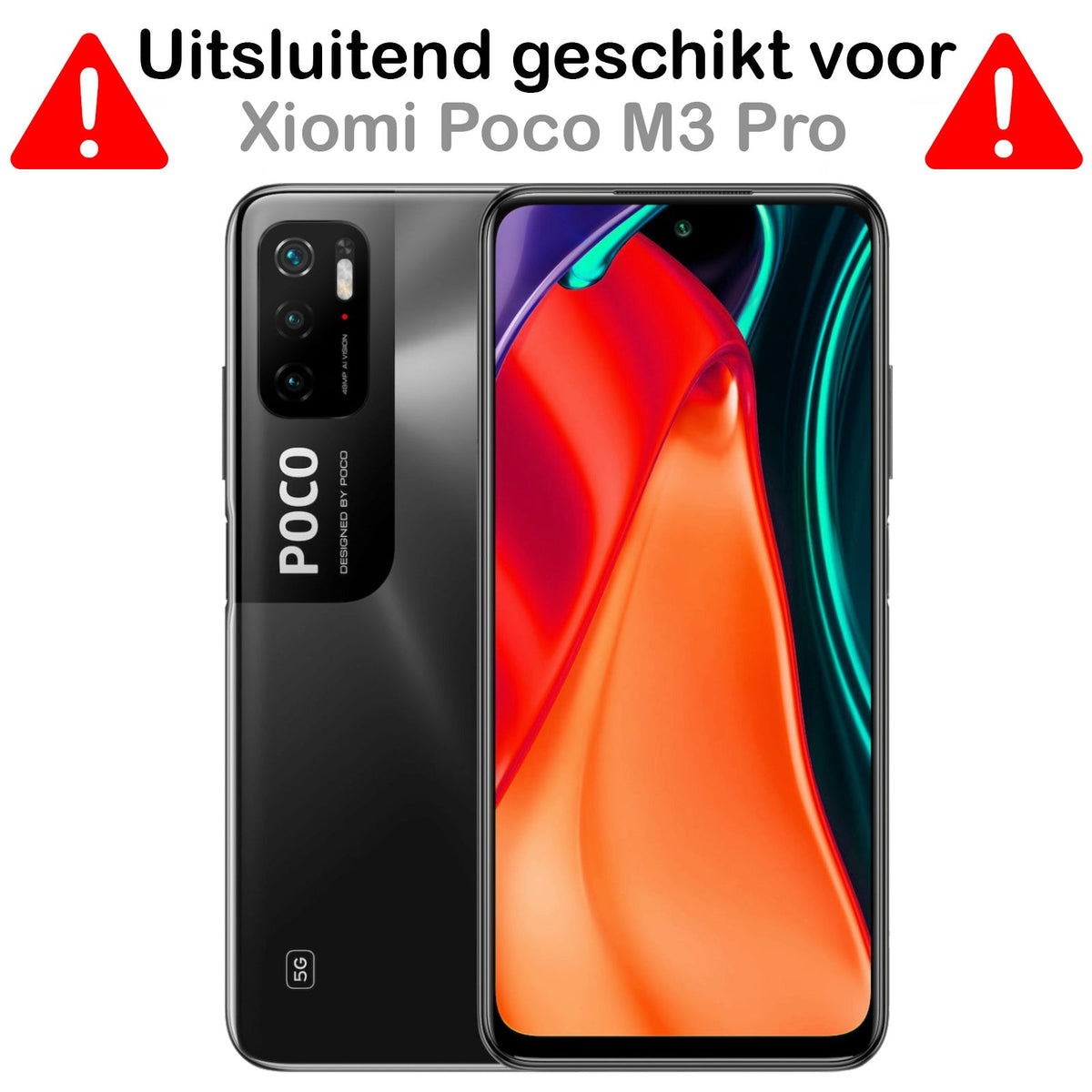 Screenprotector van gehard glas voor Poco M3 Pro