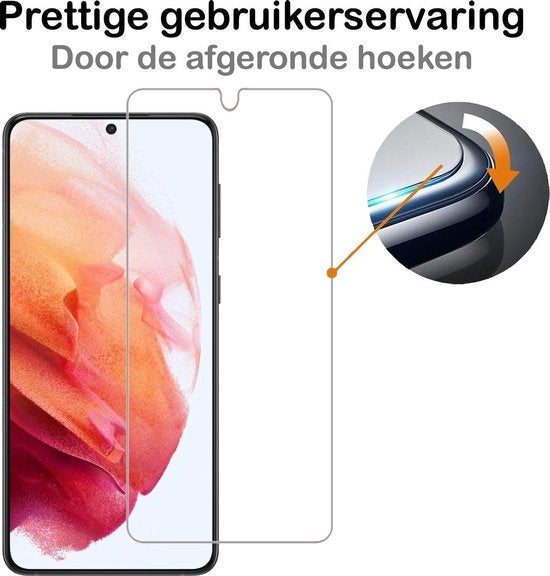 Screenprotector van gehard glas voor Samsung S21 Plus
