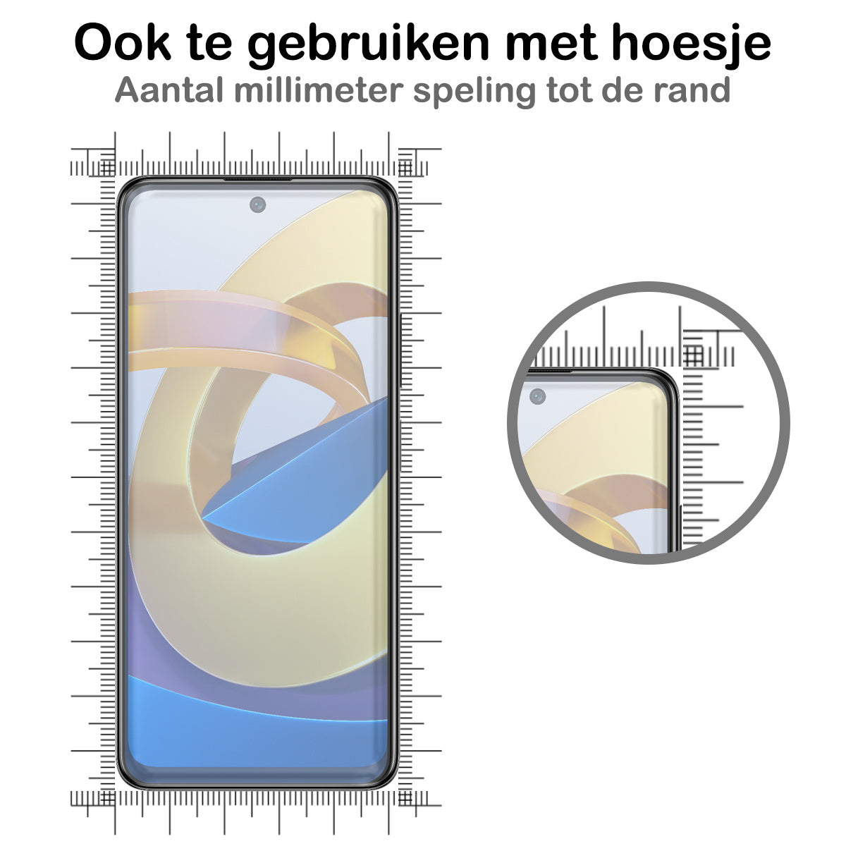 Gehard glazen screenprotector voor Xiaomi Poco M4 Pro 5G