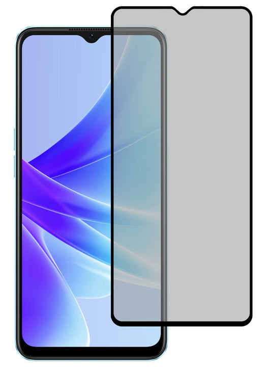 Gehard glazen privacy screenprotector voor OPPO A17