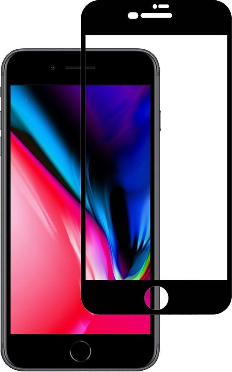 Gehard glazen screenprotector met zwarte randen