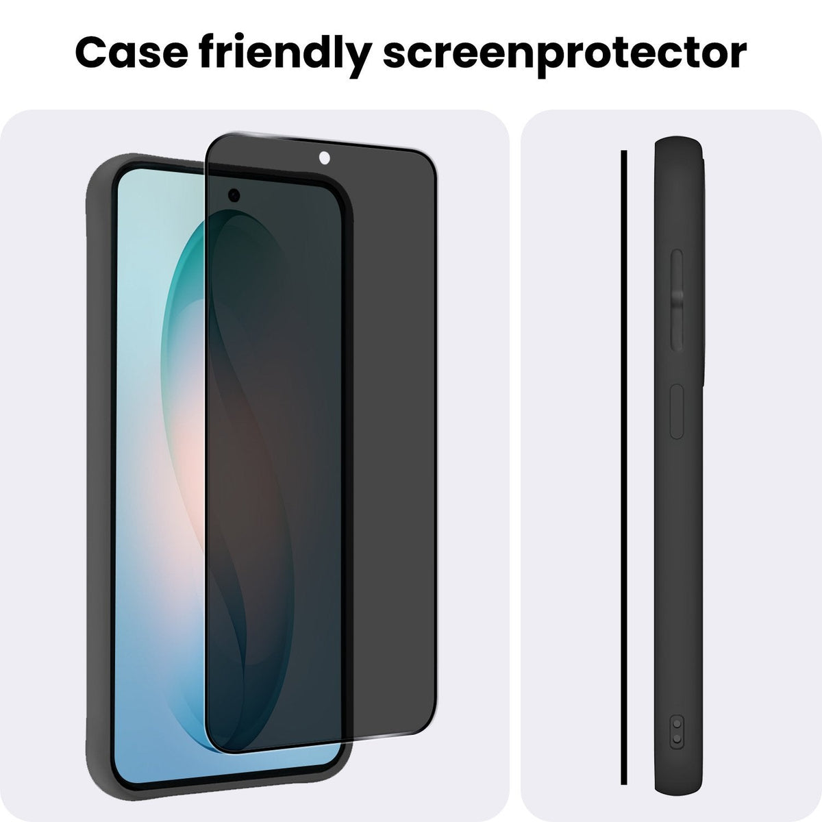 Privacy Screenprotector van Gehard Glas voor Samsung S26 Plus