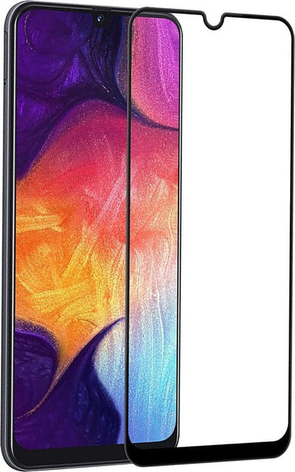 Gehard glazen screenprotector met zwarte randen voor Samsung A20e