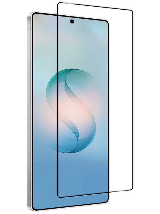 Screenprotector van gehard glas met zwarte randen