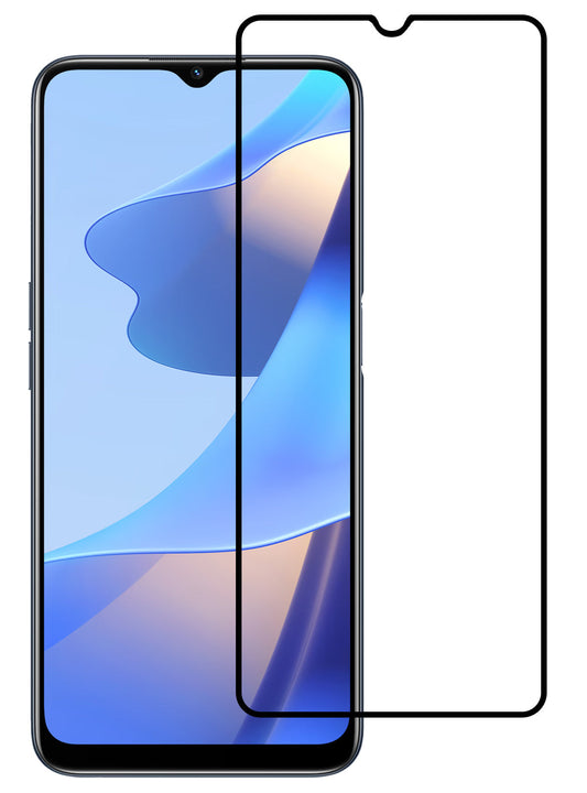 Full screen screenprotector van gehard glas voor OPPO A16