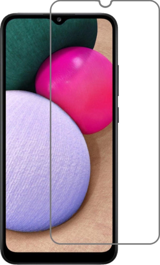 Gehard glazen screenprotector met krasbescherming voor Samsung Galaxy A02s