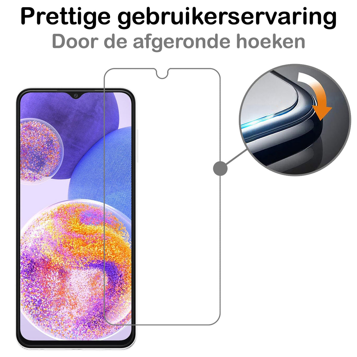 Gehard glazen screenprotector met krasbescherming