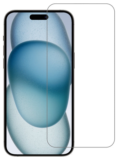 Glazen screenprotector voor iPhone 15 Pro met anti-kraslaag