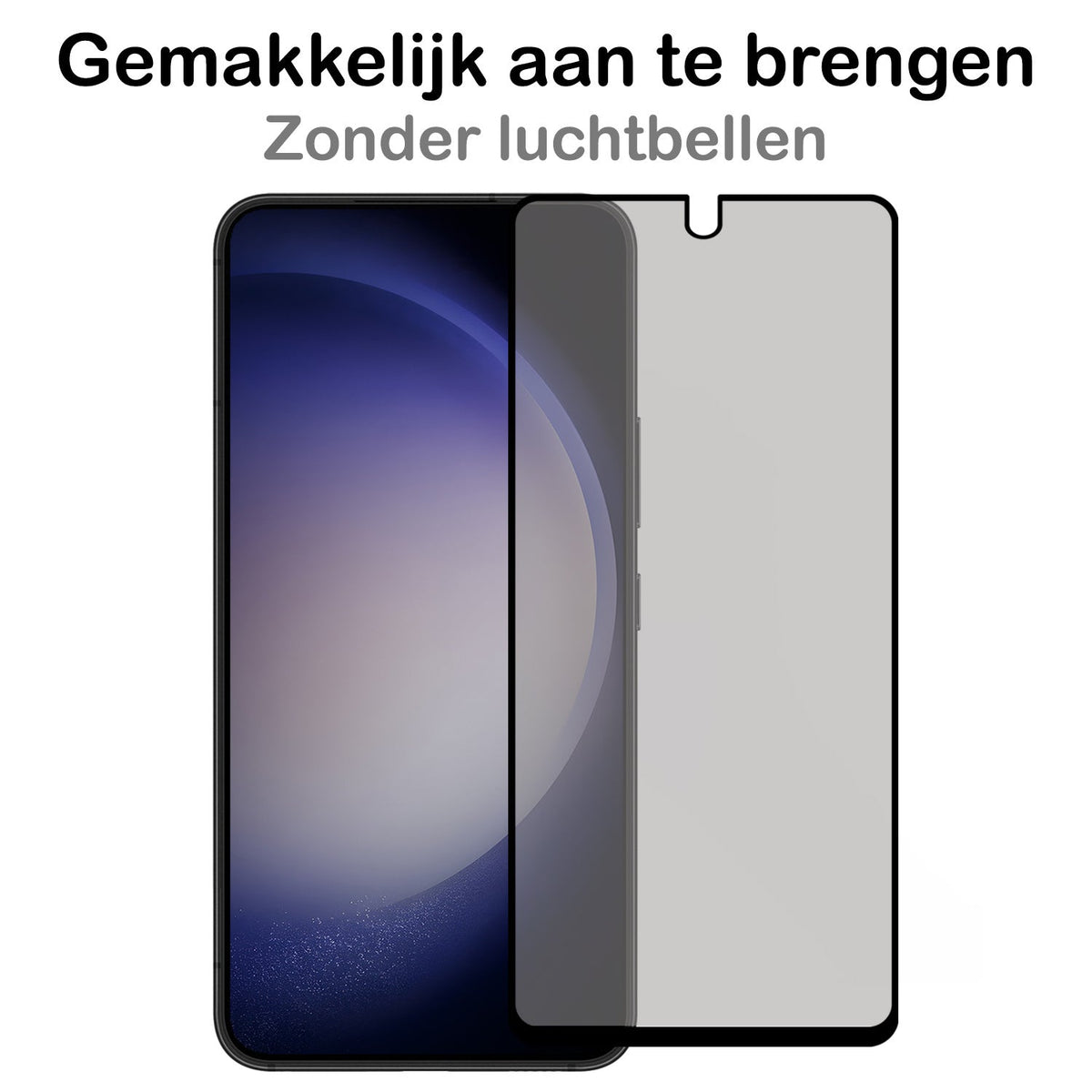 Privacy Screenprotector van Gehard Glas Geschikt voor Samsung S23 Plus