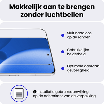 Gehard glas screenprotector voor Xiaomi 15 Ultra met zwarte randen