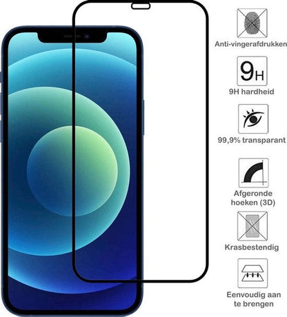 Full Screen Screenprotector van Gehard Glas voor iPhone 12 Pro