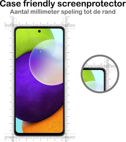 Gehard glazen screenprotector met krasbestendige bescherming voor Samsung A52