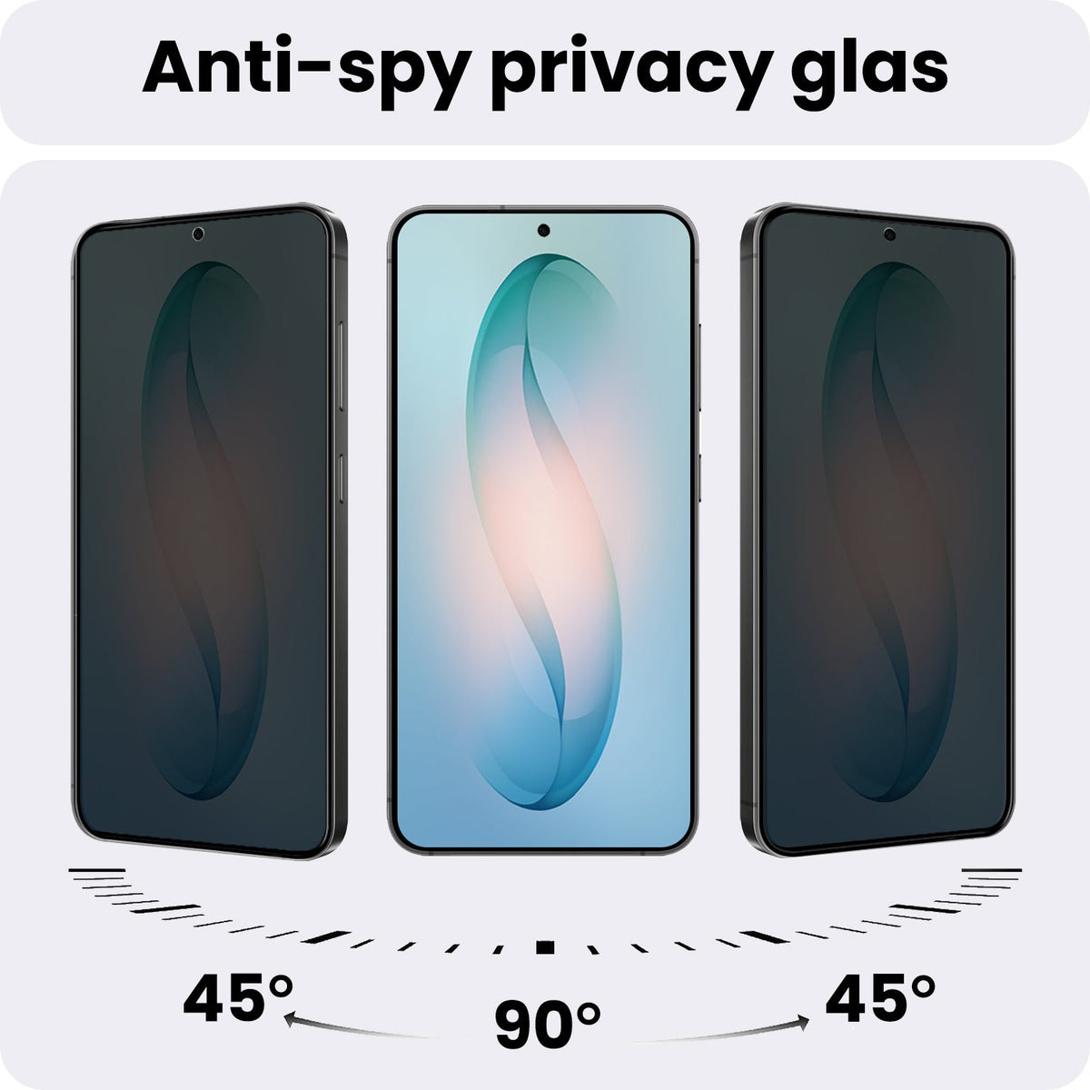Gehard Glas Screenprotector met Privacy Filter voor Samsung S26