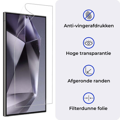 Flexibele screenprotector geschikt voor Samsung Galaxy S24 Ultra