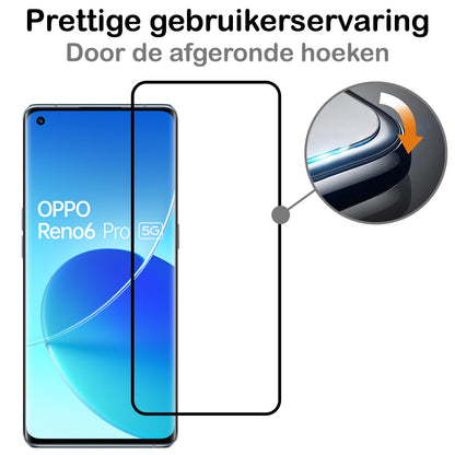 Screenprotector van gehard glas voor OPPO Reno 6 Pro