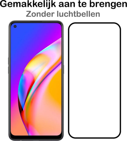 Gehard glazen screenprotector met zwarte rand voor OPPO A94