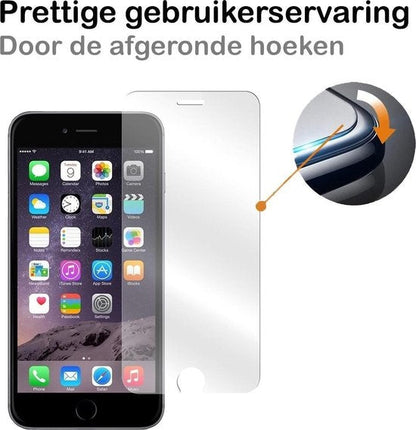 Glazen Screenprotector voor iPhone SE 2020 met Krasbescherming