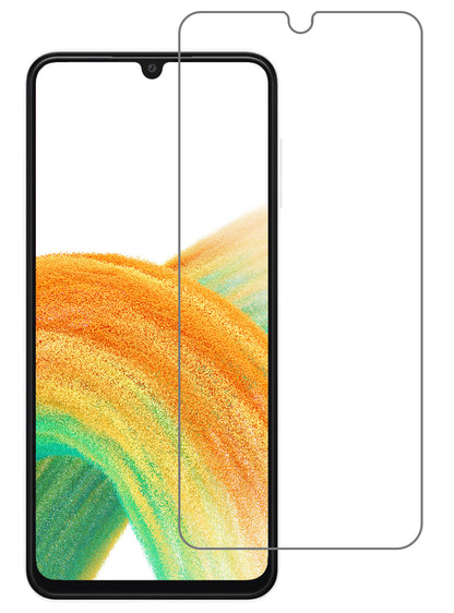 Gehard glazen screenprotector met krasbestendige laag voor Samsung A33