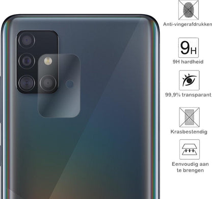 Camera Screenprotector van Gehard Glas voor Samsung Galaxy A51