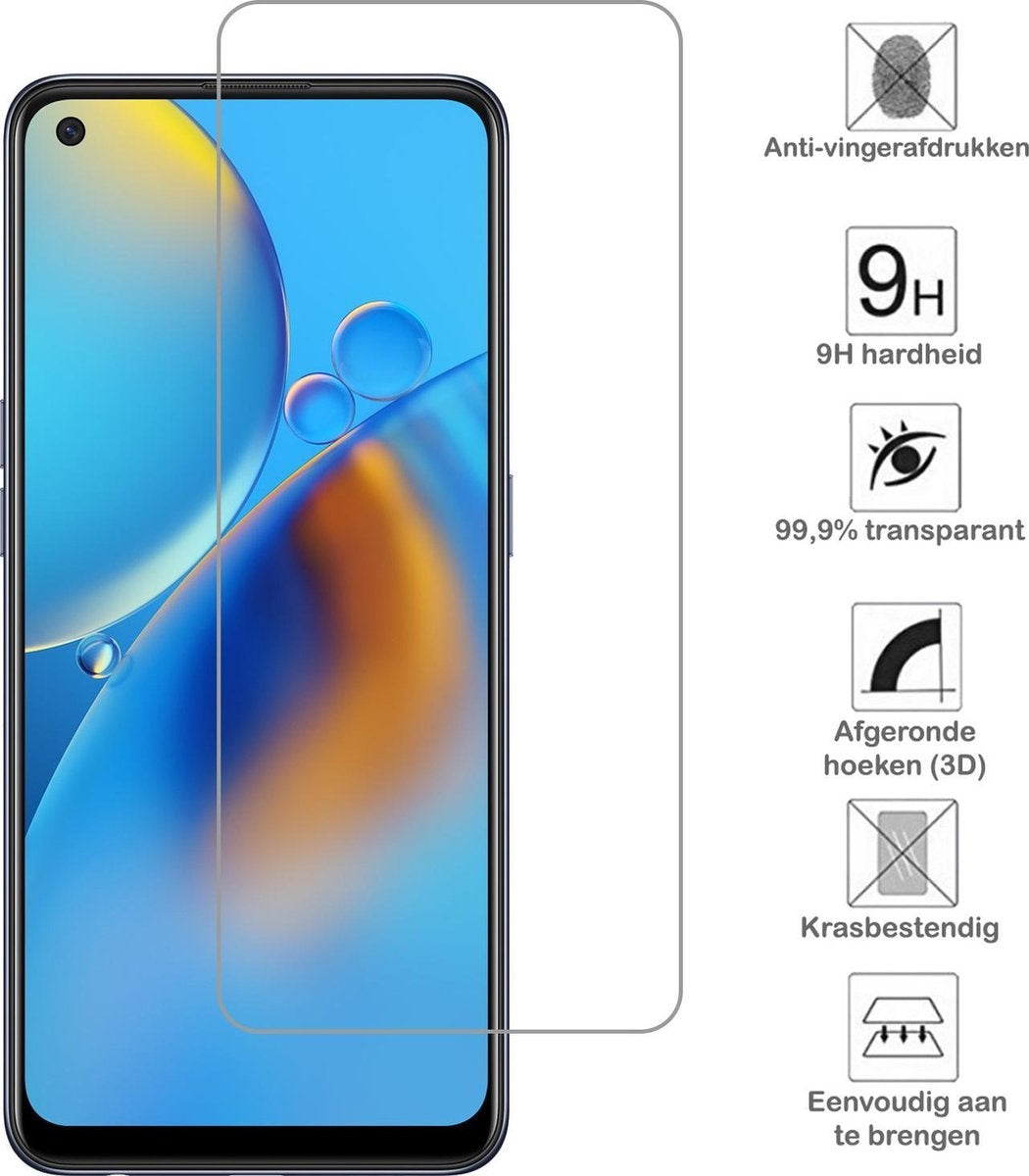 Gehard glazen screenprotector voor OPPO A74 5G