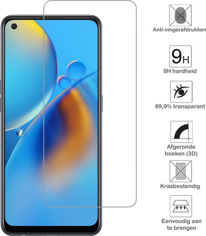 Gehard glazen screenprotector voor OPPO A74 5G