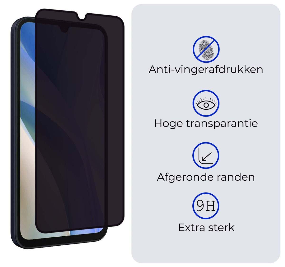 Gehard Glas Screenprotector met Privacy Filter