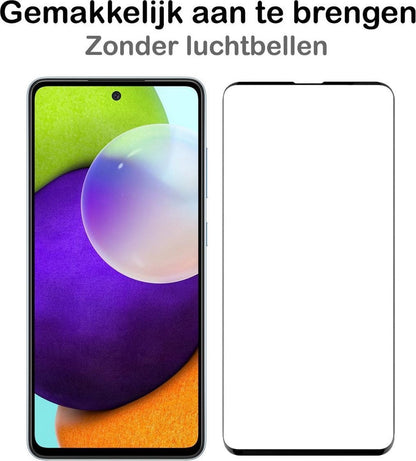 Full Screen Gehard Glazen Screenprotector Geschikt Voor Samsung A52