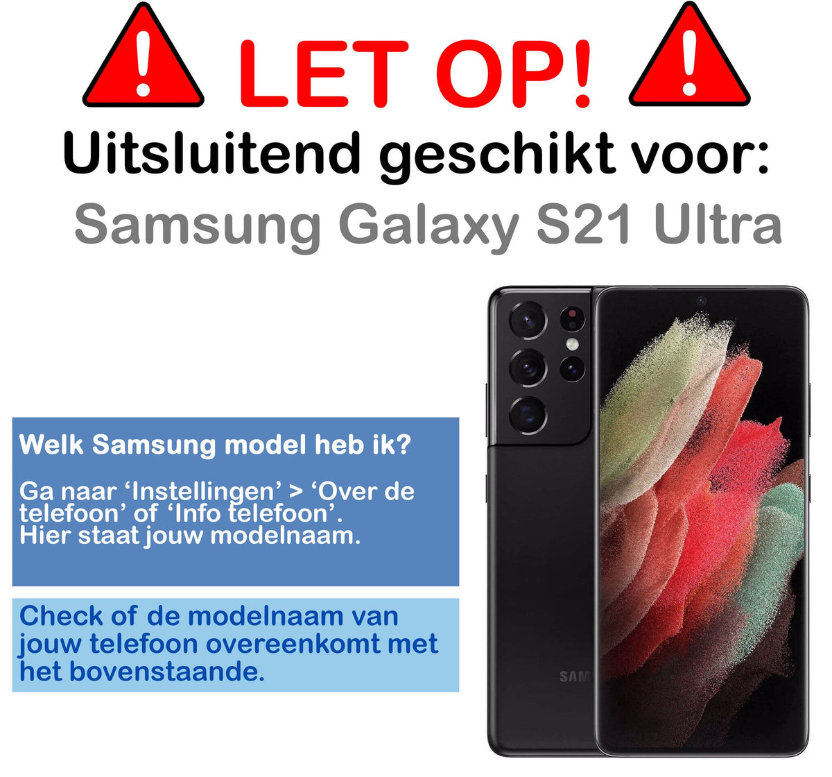 Gehard Glazen Camera Screenprotector Geschikt Voor Samsung Galaxy S21 Ultra
