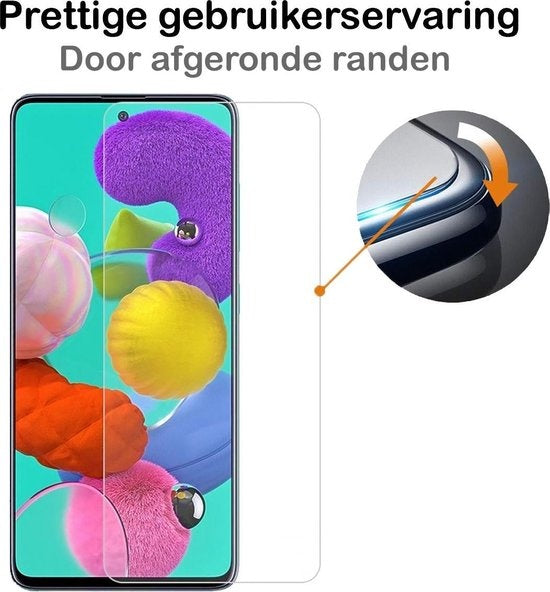 Gehard Glazen Screenprotector Geschikt voor Samsung A51