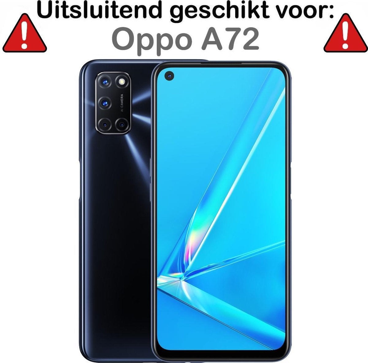 Gehard glazen screenprotector voor OPPO A72