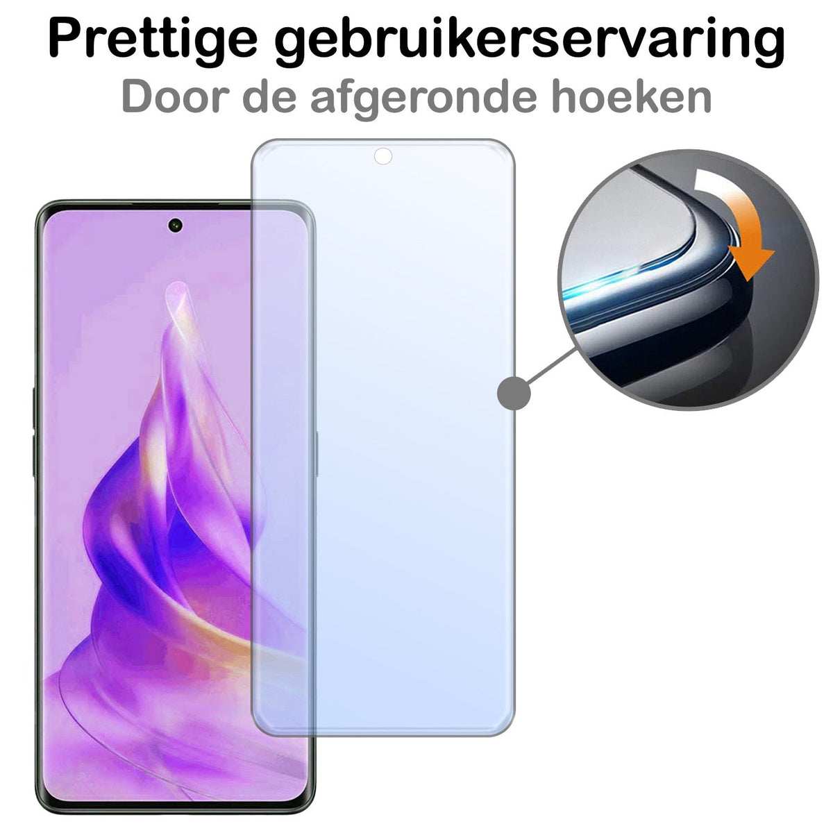 Gehard glazen screenprotector voor OPPO Reno 8T 4G