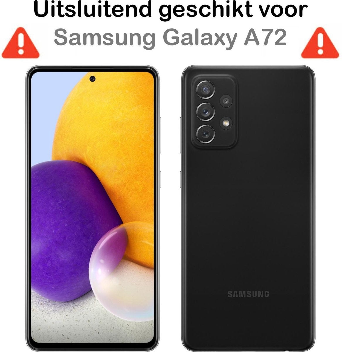 Gehard Glazen Screenprotector met Zwarte Randen