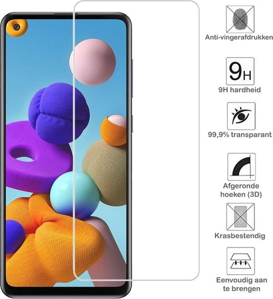 Gehard glazen screenprotector met krasbestendige bescherming