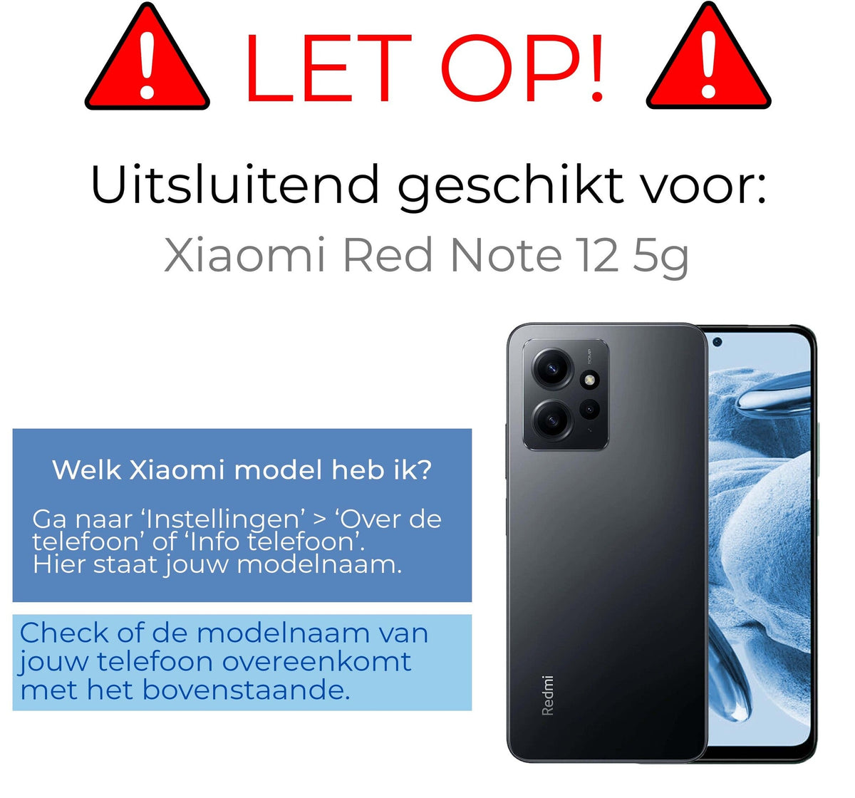 Gehard glazen screenprotector voor Xiaomi Redmi Note 12 5G